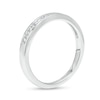 Thumbnail Image 3 of 0.25 CT. T.W. Princess-Cut Diamond Ten Stone Anniversary Band in 14K White Gold