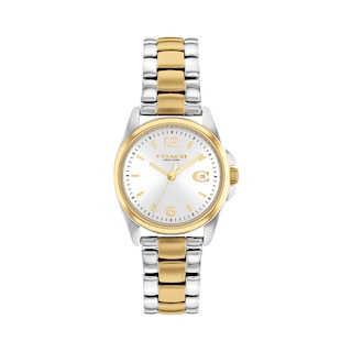 Ladies' Coach Greyson Two-Tone Watch with Silver-Tone Dial (Model: 14503909)