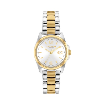 Ladies' Coach Greyson Two-Tone Watch with Silver-Tone Dial (Model: 14503909)