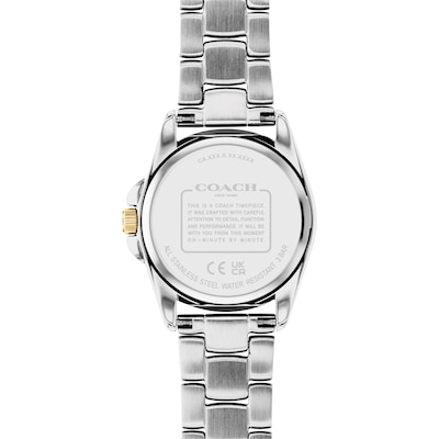 Ladies' Coach Greyson Two-Tone Watch with Silver-Tone Dial (Model: 14503909)