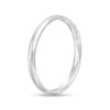 2.0mm Low Dome Comfort-Fit Wedding Band in 10K Gold