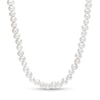 Thumbnail Image 0 of 5.0-5.5mm Freshwater Cultured Pearl Line Necklace in 10K Gold