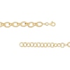 Thumbnail Image 2 of 7.0mm Rope-Textured Link Chain Choker Necklace in 10K Gold – 16"