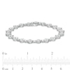 4.00 CT. T.W. Multi-Diamond Squares Bracelet in 10K White Gold