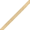 Thumbnail Image 0 of 9.0mm Double Row Curb Chain Bracelet in 10K Gold – 7.5"