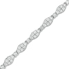 Thumbnail Image 0 of 2.00 CT. T.W. Marquise Multi-Diamond Line Bracelet in 10K White Gold - 7.25"