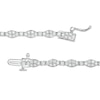 Thumbnail Image 1 of 2.00 CT. T.W. Marquise Multi-Diamond Line Bracelet in 10K White Gold - 7.25"