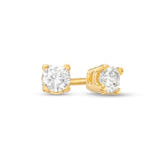 0.20 CT. T.W. Diamond Solitaire Stud Earrings in 10K Gold (J/I3