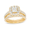 Thumbnail Image 0 of 2.00 CT. T.W. Princess-Cut Diamond Frame Bridal Set in 14K Gold (I/I2)