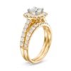 Thumbnail Image 2 of 2.00 CT. T.W. Princess-Cut Diamond Frame Bridal Set in 14K Gold (I/I2)