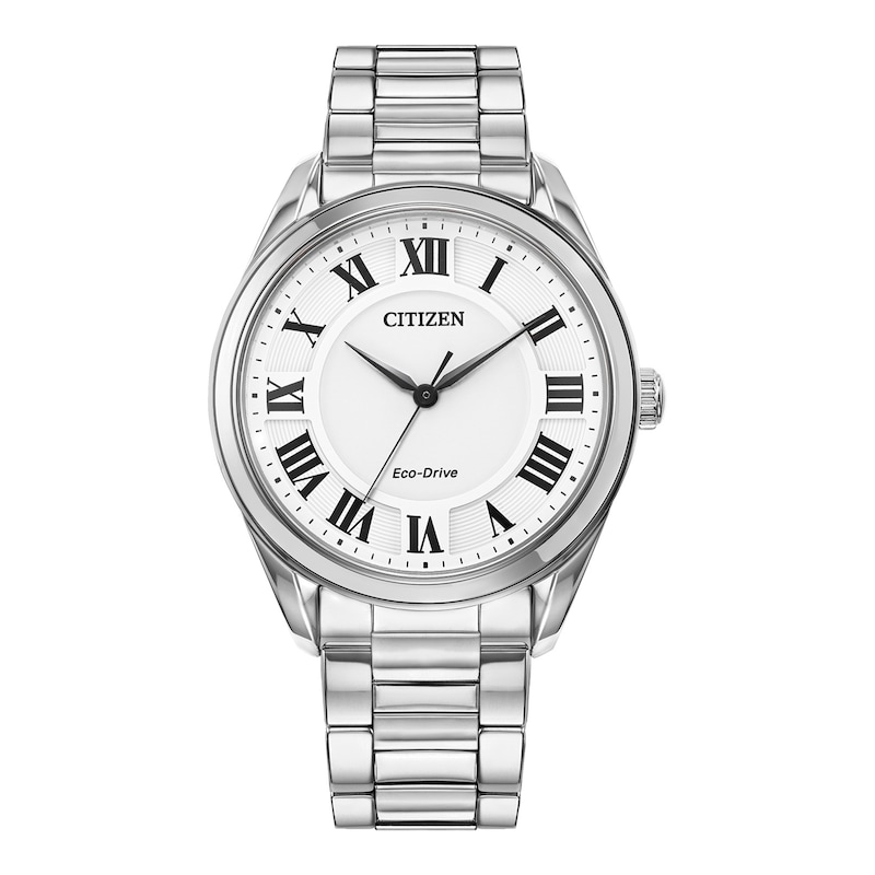 Ladies' Citizen Eco-Drive® Fiore Watch with White Dial (Model: EM0970-53A)|Peoples Jewellers