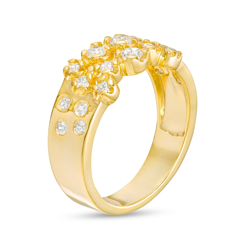 0.45 CT. T.W. Diamond Scatter Anniversary Band in 10K Gold