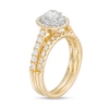 Thumbnail Image 3 of 1.20 CT. T.W. Diamond Double Oval-Shaped Frame Bridal Set in 14K Gold (I/I2)