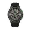 Thumbnail Image 0 of Men's Bulova Maquina Black IP Chronograph Black Silicone Strap Watch with Black Dial (Model: 98B381)