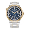 Thumbnail Image 0 of Men's Citizen Eco-Drive® Endeavor Two-Tone Watch with Blue Dial (Model: BJ7144-52L)