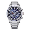 Thumbnail Image 0 of Men's Citizen Eco-Drive® Super Titanium™ Chronograph Watch with Blue Dial (Model: CA4490-85L)