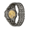 Thumbnail Image 3 of Men's Bulova Octava Crystal Accent Gunmetal Grey IP Automatic Watch with Gunmetal Grey Skeleton Dial (Model: 98A293)