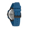 Thumbnail Image 2 of Men's Bulova Maquina Black IP Chronograph Blue Silicone Strap Watch with Black Dial (Model: 98B380)