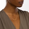 Citrine Half Circle Necklace Set in 10K Gold