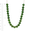 Thumbnail Image 3 of 8.0mm Jade Bead Adjustable Necklace in 14K Gold