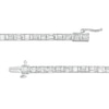 Thumbnail Image 2 of 2.75 CT. T.W. Baguette Diamond Tennis Bracelet in 10K White Gold - 7.25"