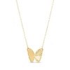 Thumbnail Image 0 of Diamond-Cut Butterfly Necklace in 10K Gold