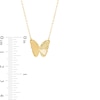 Thumbnail Image 2 of Diamond-Cut Butterfly Necklace in 10K Gold