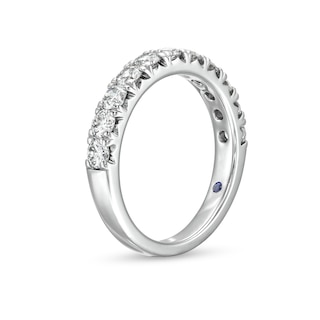 Vera Wang Love Collection 0.95 CT. T.W. Diamond Eleven Stone Anniversary Band in 14K White Gold (I/SI2)