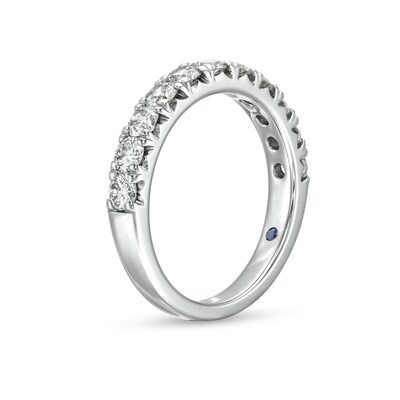 Vera Wang Love Collection 0.95 CT. T.W. Diamond Eleven Stone Anniversary Band in 14K White Gold (I/SI2)