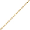Thumbnail Image 0 of Italian Gold Twisted Chain Link Bracelet in 18K Gold - 7.25"