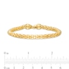 4.5mm Popcorn Chain Bracelet in Hollow 10K Gold – 7.5"