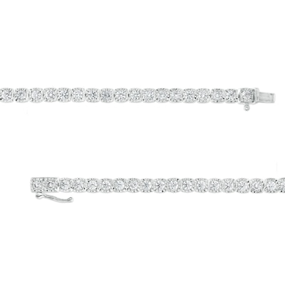 Men's 5.00 CT. T.W. Certified Lab-Created Diamond Tennis Bracelet in 14K White Gold (F/SI2) - 8.5"