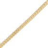 Thumbnail Image 0 of Italian Gold 7.0mm Flat Curb Chain Link Bracelet in 18K Gold - 7.26"