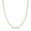 Briolette Cubic Zirconia Mesh Chain Necklace in 14K Gold