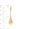 Thumbnail Image 2 of Italian Gold High-Polish Teardrop Earrings in 18K Gold