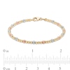 Thumbnail Image 3 of Diamond-Cut Brilliance Bead Station Bracelet in 18K Gold