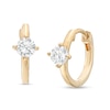 Thumbnail Image 0 of 0.50 CT. T.W. Certified Lab-Created Diamond Solitaire Hoop Earrings in 14K Gold (F/SI2)