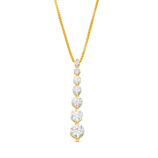 1.00 CT. T.W. Journey Certified Lab-Created Diamond Pendant in 14K Gold (F/SI2