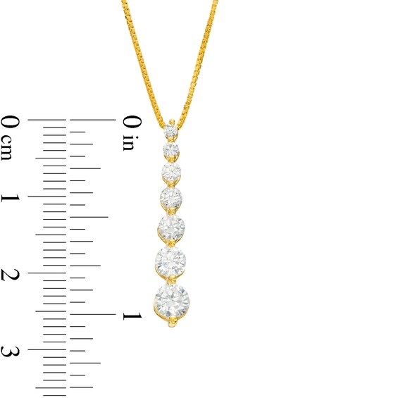 1.00 CT. T.W. Journey Certified Lab-Created Diamond Pendant in 14K Gold (F/SI2