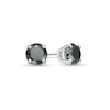 Thumbnail Image 0 of 0.29 CT. T.W. Black Diamond Solitaire Stud Earrings in 14K White Gold