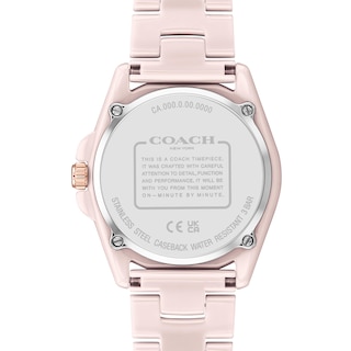 Ladies' Coach Greyson Crystal Accent Ceramic Watch (Model