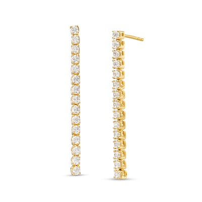 0.75 CT. T.W. Certified Lab-Created Diamond Stick Drop Earrings in 14K Gold (F/SI2