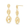 Thumbnail Image 0 of Graduated Mariner Link Drop Earrings in 14K Gold