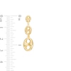 Thumbnail Image 2 of Graduated Mariner Link Drop Earrings in 14K Gold