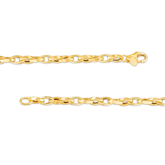 Link Chain Necklace in 18K Gold – 16"