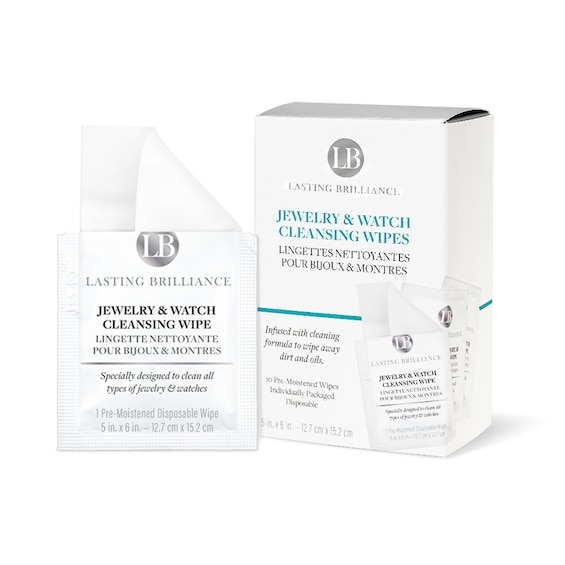 Lasting Brilliance Jewellery and Watch Cleansing Wipes – 10 Pack