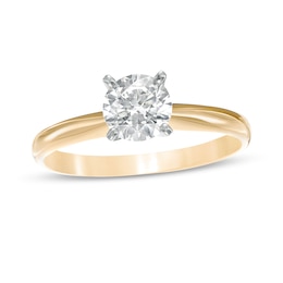 1.00 CT. Diamond Solitaire Engagement Ring in 14K Gold (I/I1)