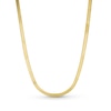 3.0mm Herringbone Chain Necklace in Solid 10K Gold - 18"