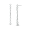 1.00 CT. T.W. Journey Diamond Drop Earrings in 10K White Gold