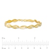 Thumbnail Image 3 of Diamond-Cut Curve Link Bracelet in 10K Two-Tone Gold – 7.25"